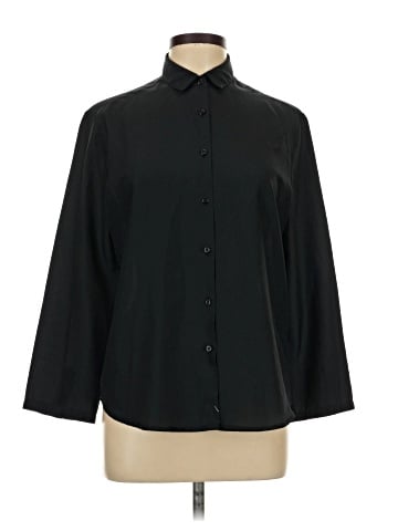 Diane von Furstenberg 3/4 Sleeve Button-Down Shirt (view 1)