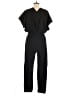 Donna Morgan 100% Polyester Solid Black Jumpsuit Size 6 - photo 2