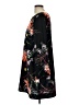 H&M 100% Polyester Print Black Casual Dress Size L - photo 5