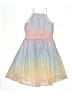 H&M 100% Polyester Tie-dye Pink Dress Size 8 - photo 2