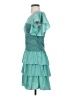 BCBGMAXAZRIA 100% Polyester Teal Cocktail Dress Size S - photo 5