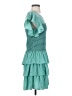 BCBGMAXAZRIA 100% Polyester Teal Cocktail Dress Size S - photo 4