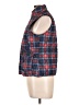 St. John's Bay 100% Polyester Plaid Blue Vest Size M (petite) - photo 5