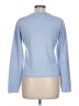 Carlisle Blue Long Sleeve Silk Top Size L - photo 2