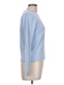Carlisle Blue Long Sleeve Silk Top Size L - photo 4