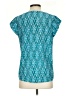 Joie 100% Silk Teal Short Sleeve Silk Top Size XS - photo 2