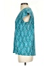 Joie 100% Silk Teal Short Sleeve Silk Top Size XS - photo 5