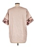 Unbranded Tan Short Sleeve Blouse Size M - photo 2