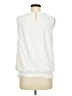 Adrianna Papell White Sleeveless Blouse Size M - photo 2
