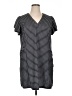 Unbranded 100% Polyester Houndstooth Black Casual Dress Size XL - photo 1