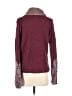 Bordeaux 100% Cotton Burgundy Pullover Sweater Size S - photo 2