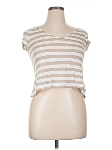 Color Thread Short Sleeve Top (view 1)