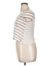 Color Thread 100% Linen Silver Short Sleeve Top Size 14 - photo 5