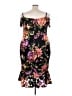 Siena Floral Black Cocktail Dress Size 3X - photo 2