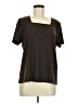 TanJay Brown Short Sleeve Top Size M - photo 1