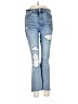 Express Hearts Blue Jeans Size 6 - photo 1