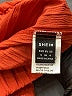 Shein 100% Polyester Solid Orange Shorts Size 4 - photo 3