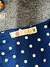 Tulle Polka Dots Blue Casual Dress Size M - photo 7