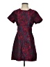 Aqua Paisley Burgundy Casual Dress Size XS - photo 1