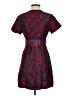 Aqua Paisley Burgundy Casual Dress Size XS - photo 2