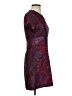 Aqua Paisley Burgundy Casual Dress Size XS - photo 4