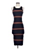 Endless Blu Stripes Blue Brown Casual Dress Size S - photo 1