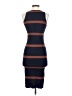 Endless Blu Stripes Blue Brown Casual Dress Size S - photo 2