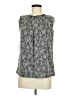 Jones New York Silver Sleeveless Blouse Size M - photo 1