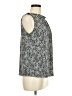 Jones New York Silver Sleeveless Blouse Size M - photo 4