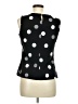 Calvin Klein Polka Dots Black Sleeveless Blouse Size M - photo 2