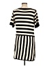 Neiman Marcus Stripes Ivory Casual Dress Size L - photo 2