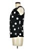 Calvin Klein Polka Dots Black Sleeveless Blouse Size M - photo 5