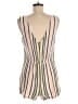Forever 21 Stripes Tan Pink Romper Size L - photo 2