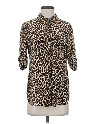 Equipment 3/4 Sleeve Blouse (view 1)