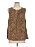Talbots Brown Sleeveless Blouse Size L - photo 1