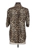 Equipment Animal Print Brown 3/4 Sleeve Blouse Size XS - photo 2