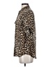Equipment Animal Print Brown 3/4 Sleeve Blouse Size XS - photo 5