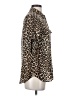 Equipment Animal Print Brown 3/4 Sleeve Blouse Size XS - photo 4