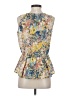 Daniel Rainn Yellow Sleeveless Blouse Size S - photo 2