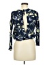 Leshop 100% Rayon Floral Blue 3/4 Sleeve Blouse Size M - photo 2