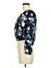 Leshop 100% Rayon Floral Blue 3/4 Sleeve Blouse Size M - photo 5