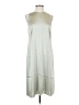 Vince. 100% Polyester Solid Silver Casual Dress Size S - photo 1