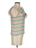 paloma blue Teal Sleeveless Blouse Size S - photo 4