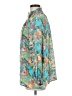 Rungolee 100% Silk Teal 3/4 Sleeve Silk Top Size M - photo 5