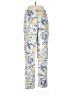 Cache Print Yellow Casual Pants Size M - photo 1