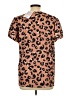 Lularoe Animal Print Brown Short Sleeve Blouse Size L - photo 2