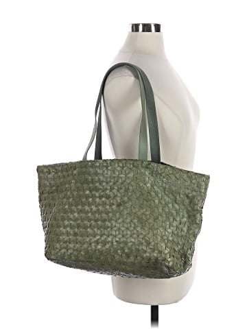Madewell Large Woven Leather Tote (view 2)