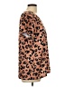 Lularoe Animal Print Brown Short Sleeve Blouse Size L - photo 4