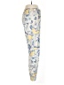 Cache Print Yellow Casual Pants Size M - photo 4