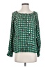CAbi 100% Polyester Green Long Sleeve Blouse Size XXS - photo 1